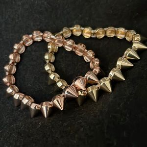 Stretchy Spike bracelets bundle of 2